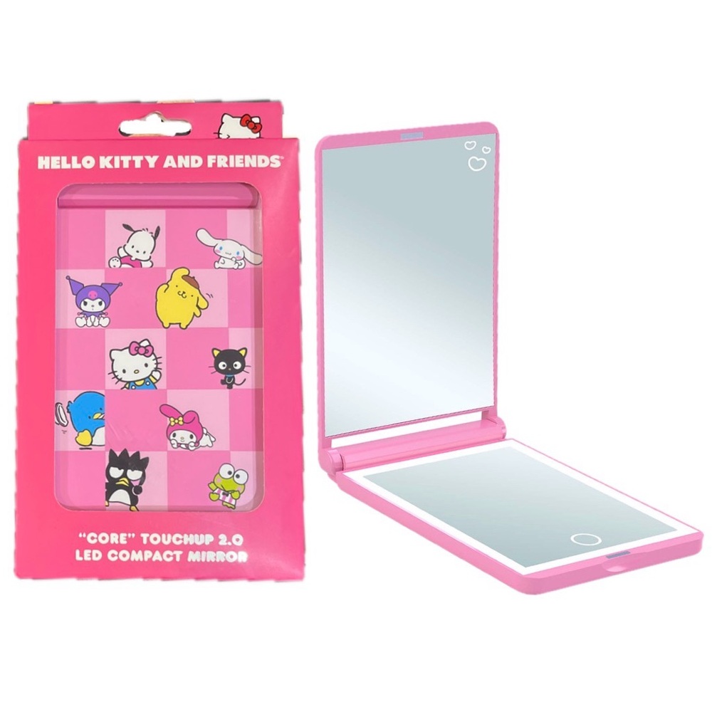 NIB Impressions Vanity Hello Kitty Touchup 2.0 LED Compact Mirror